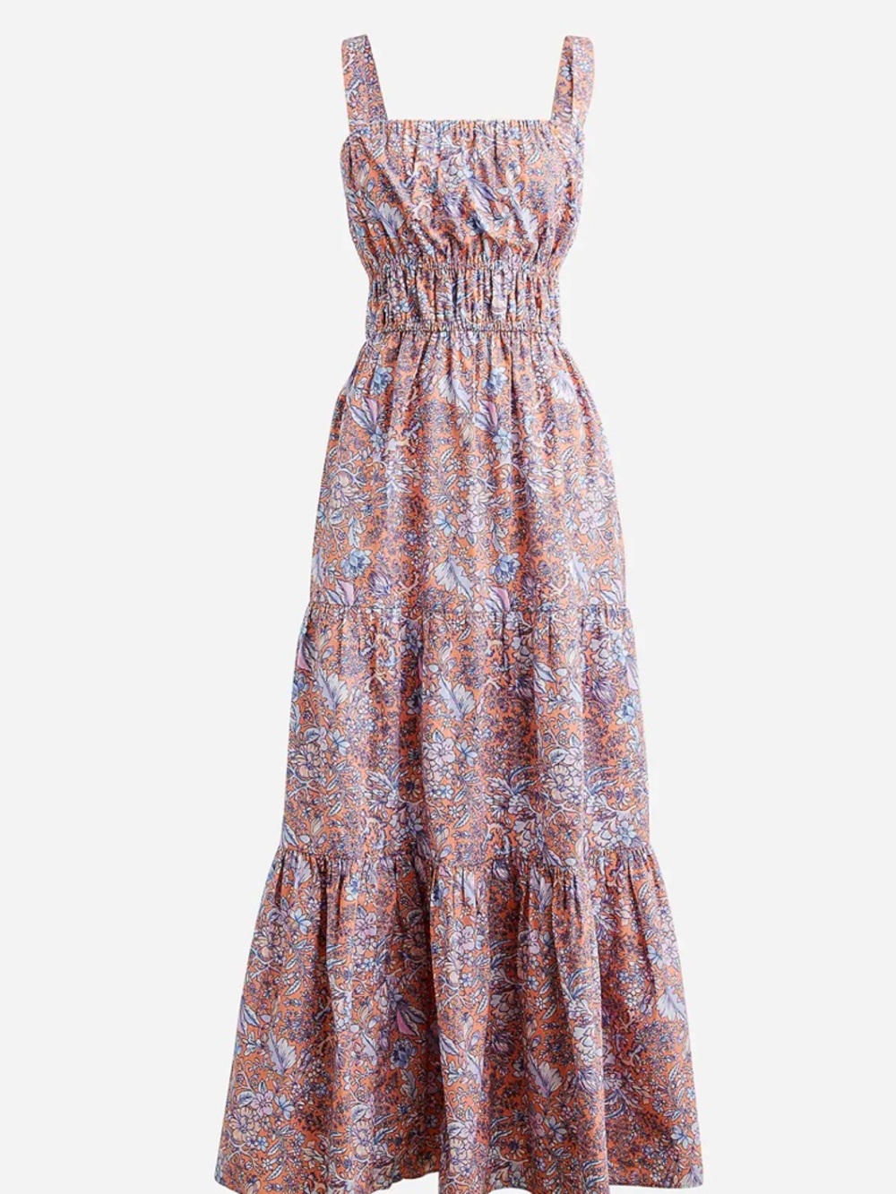 J.CREW Tiered midi dress size XL